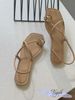 Sandal xẹp mũi vuông xỏ ngón 2 quai mảnh chéo  - MS: SX-25071