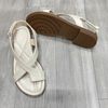 Sandal mũi tròn xỏ ngón 2 quai chéo hậu xé dán - MS: SX-10009