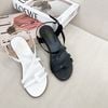 Sandal xẹp mũi tròn quai chữ U ngang - MS: SX-58005