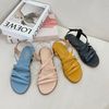 Sandal xẹp 3 quai mảnh ngang chéo - MS: SX-58002