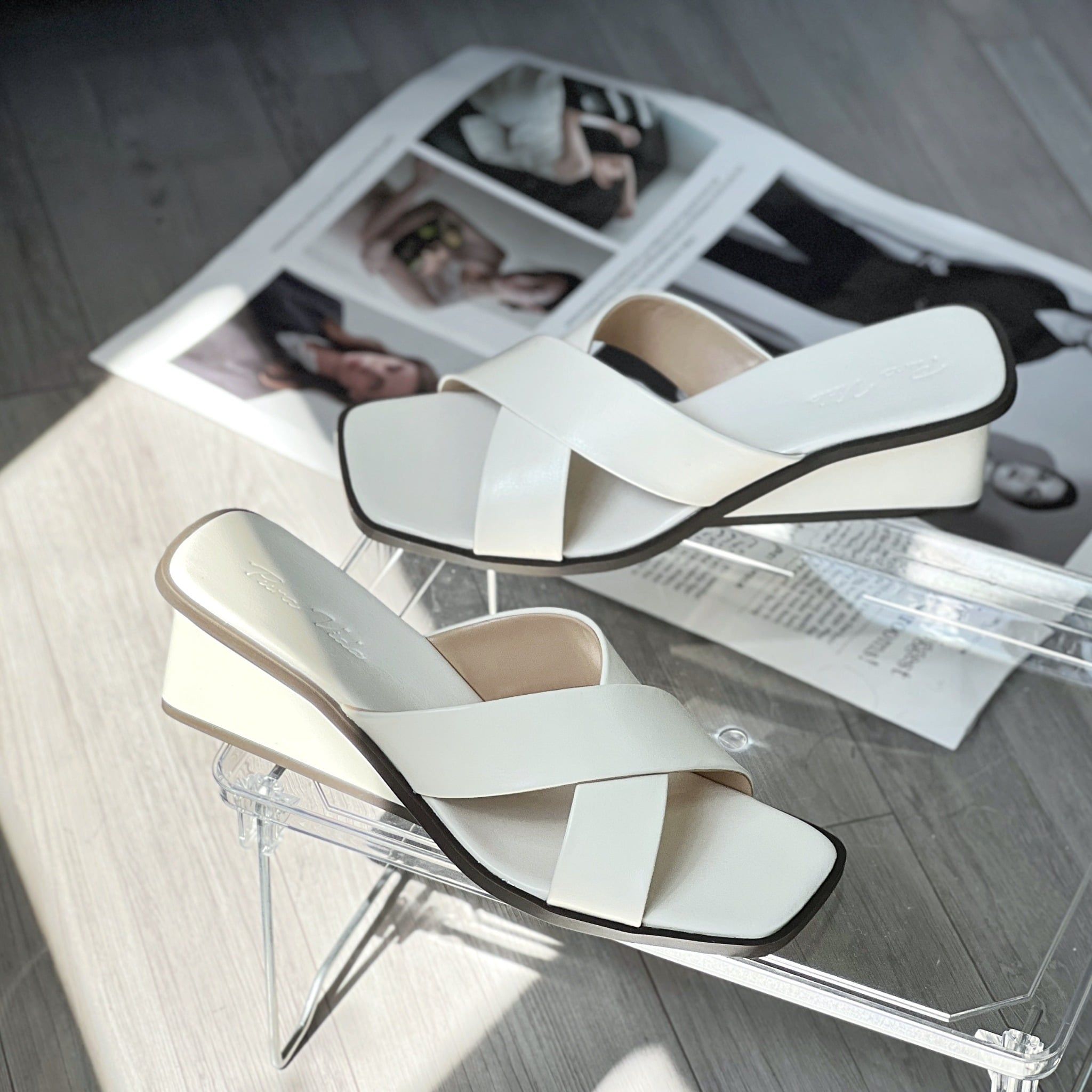 Xuồng 5cm mũi vuông quai chéo - MS: X5-26005