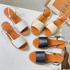 Sandal da mũi tròn bảng ngang nối hậu - MS: SX-01087