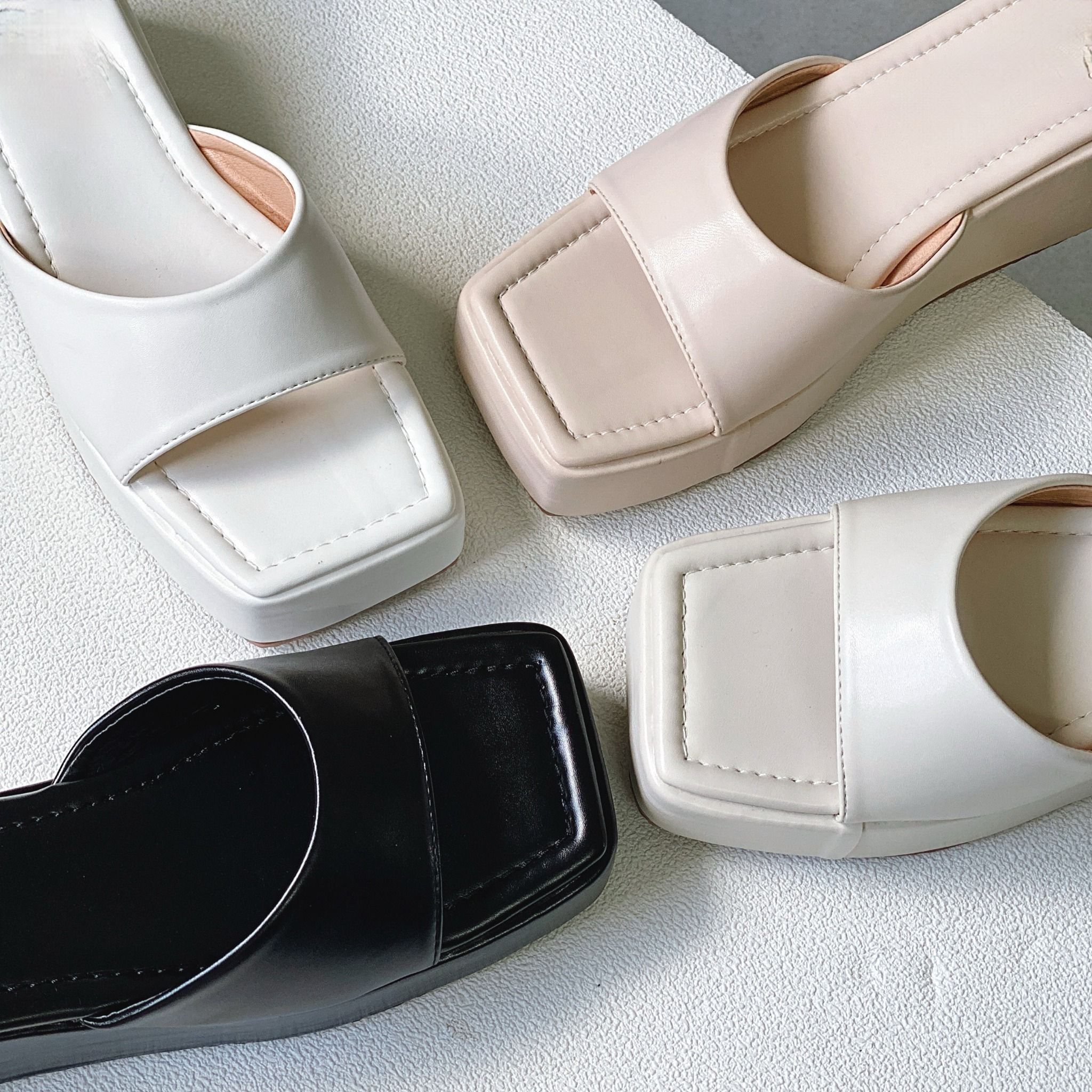 Xuồng 5cm mũi vuông quai ngang khuyết giữa - MS: X5-84001