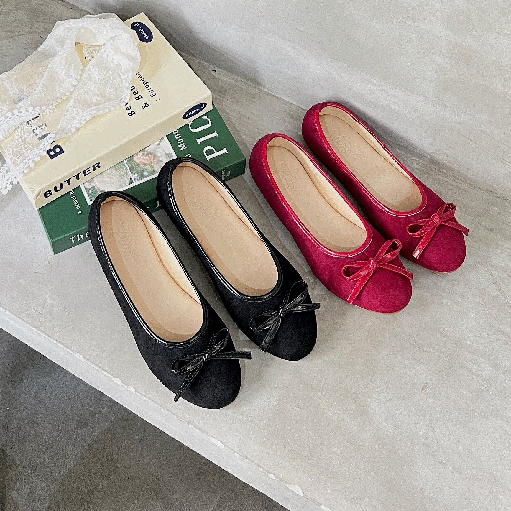 Búp bê mũi tròn may viền phối nơ nhí- MS: BBX-01013