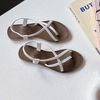 Sandal mũi tròn kẹp ngón 3 quai chéo - MS: SX-25084