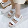 Sandal bánh mì 5cm mũi tròn 2 quai ngang - MS: S5-10009