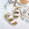 Sandal bánh mì 5cm mũi tròn 2 quai ngang - MS: S5-10009