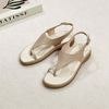 Sandal 3cm đế đúc mũi tròn xỏ ngón quai tam giác liền hậu khóa - MS: S3-10005