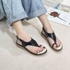 Sandal 3cm đế đúc mũi tròn xỏ ngón quai tam giác liền hậu khóa - MS: S3-10005