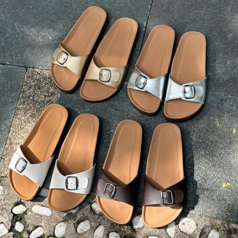  Dép đế trấu quai ngang khóa - MS: DX-21014 