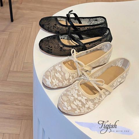  Búp bê mũi tròn ren viền si phối quai mảnh ngang thắt nơ - MS: BBX-01024 