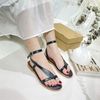 Sandal mũi tròn kẹp ngón ngang chéo- MS: SX-25083