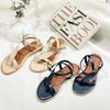 Sandal mũi tròn kẹp ngón ngang chéo- MS: SX-25083