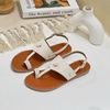 Sandal da mũi tròn xỏ ngón bảng ngang - MS: SX-01086