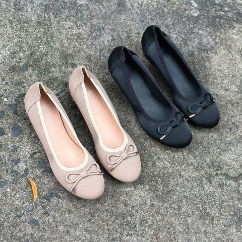  Búp bê xuồng mũi tròn gắn nơ chuông viền thun - MS: BDX-10001 