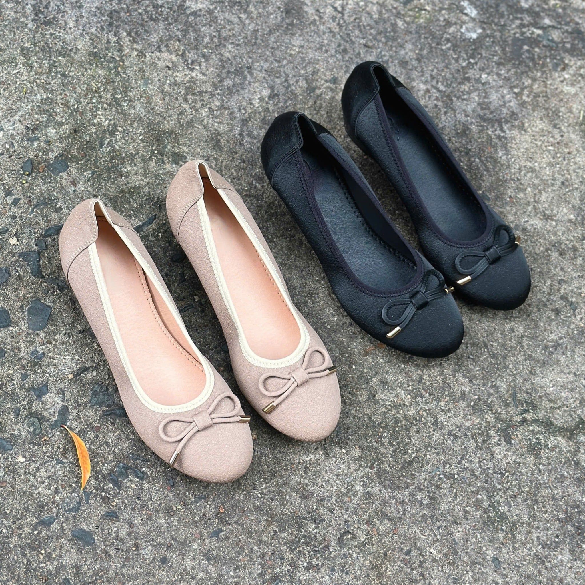 Búp bê xuồng mũi tròn gắn nơ chuông viền thun - MS: BDX-10001