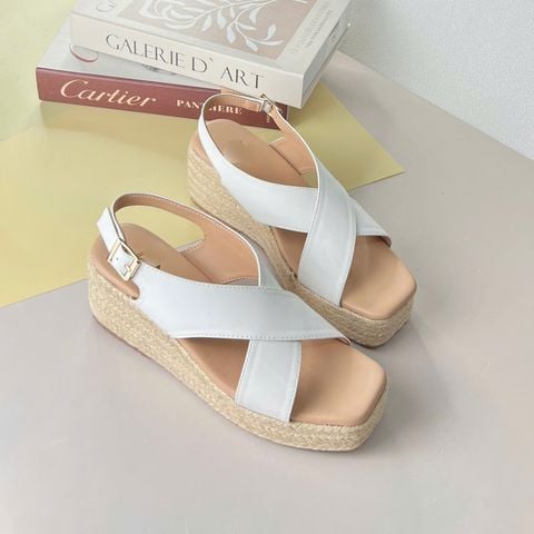  Xuồng sandal cối mũi vuông nhỏ 2 quai chéo - MS: X7-01012 