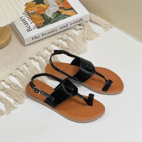  Sandal xẹp mũi tròn xỏ ngón - MS: SX-01084 
