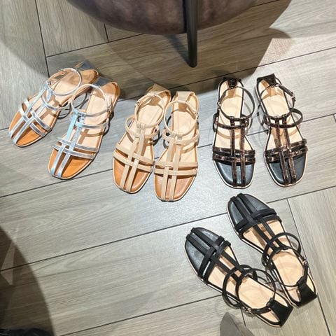  Sandal xẹp mũi vuông quai rọ đan - MS: SX-25089 