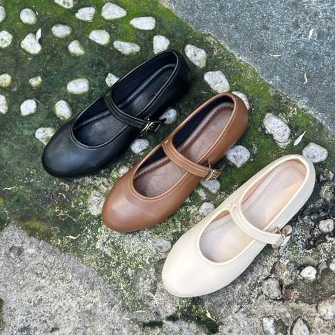  Búp bê mũi tròn quai ngang phối khóa viền si - MS: BBX-01031 