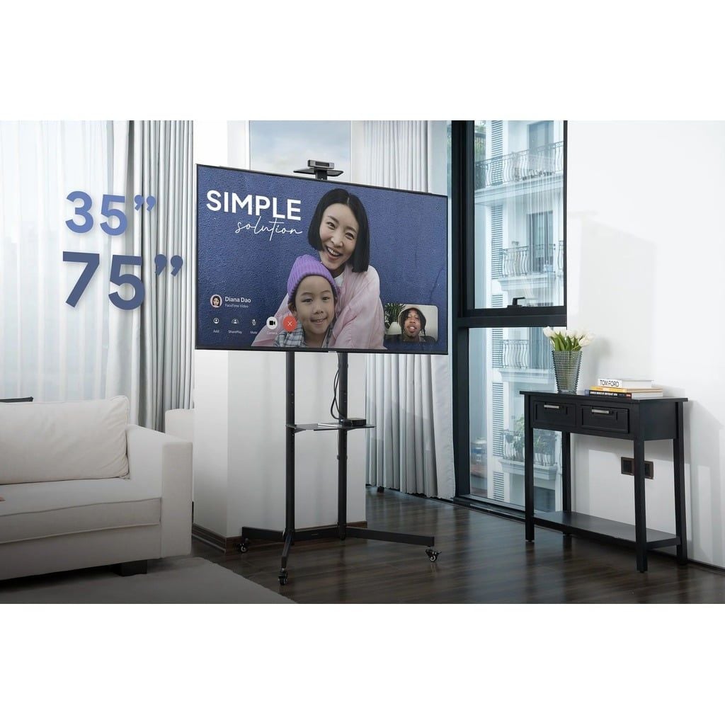Giá Treo Tivi Di Động HyperWork Core Stand (HPW-TVC01-BLK)