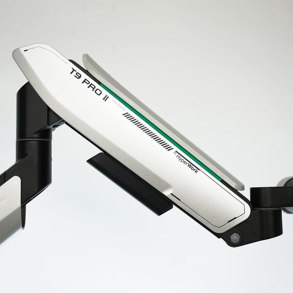 Giá Đỡ Màn Hình Đôi HumanMotion T9 Pro II Dual (Trắng/Xám)