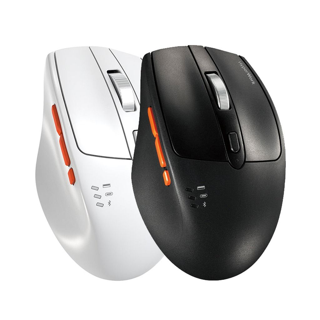 Chuột không dây HyperWork Silentium MS01 (Trắng/Đen)