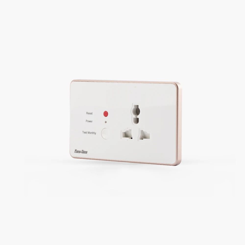 Ổ cắm chống giật âm tường Rạng Đông OCAT01 1C/16A, tối đa 3000W