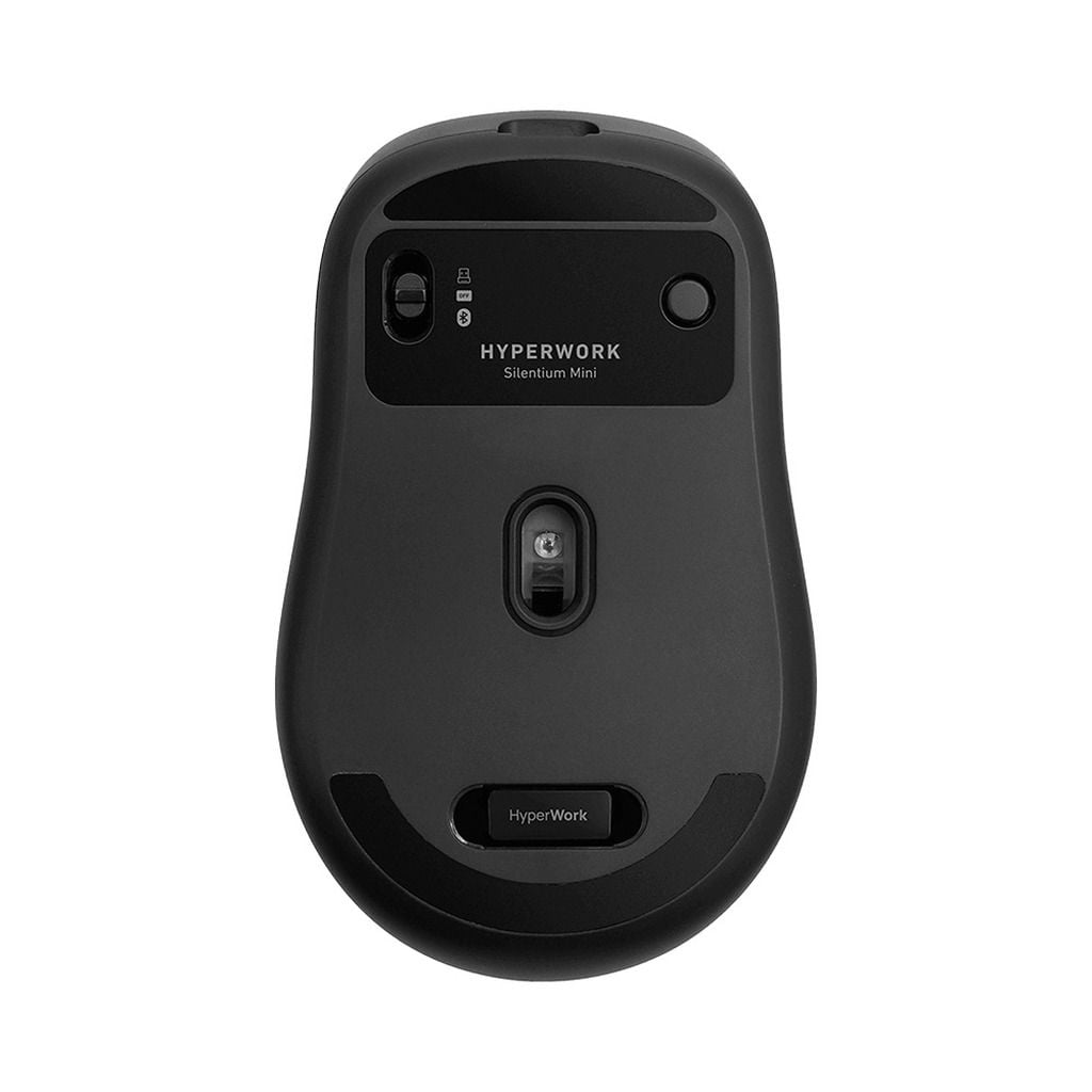 Chuột Không Dây HyperWork Silentium Mini HPW-MS01M (Đen/Trắng)