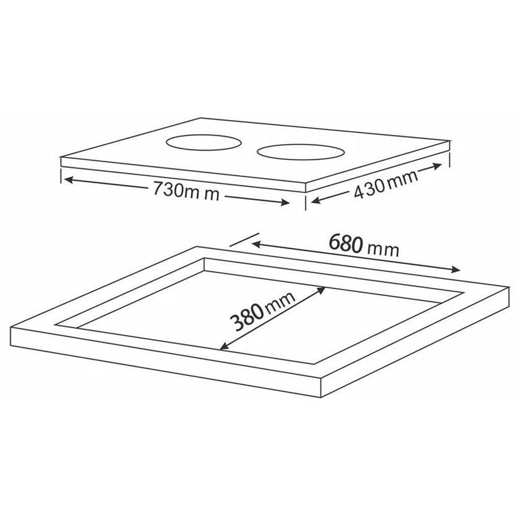 Bếp điện từ đôi Teka IBC 7322 S
