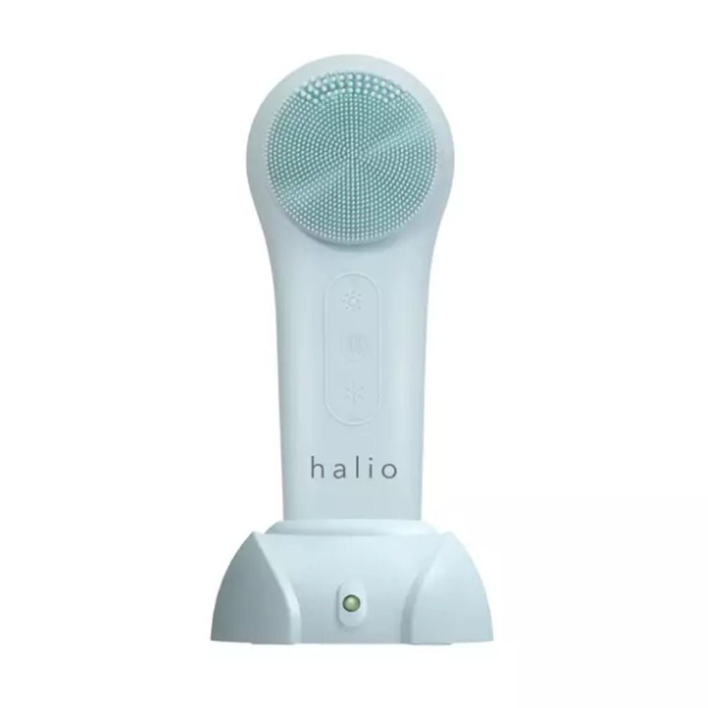 Máy rửa mặt massage tích hợp liệu pháp ánh sáng và nhiệt Halio ( Xanh Trầm/Hồng Đào/Xanh Dương)