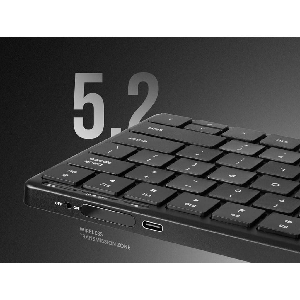 Bàn phím không dây HyperWork HyperOne Gen 3 HPW-KB1-G3-BLK Đen