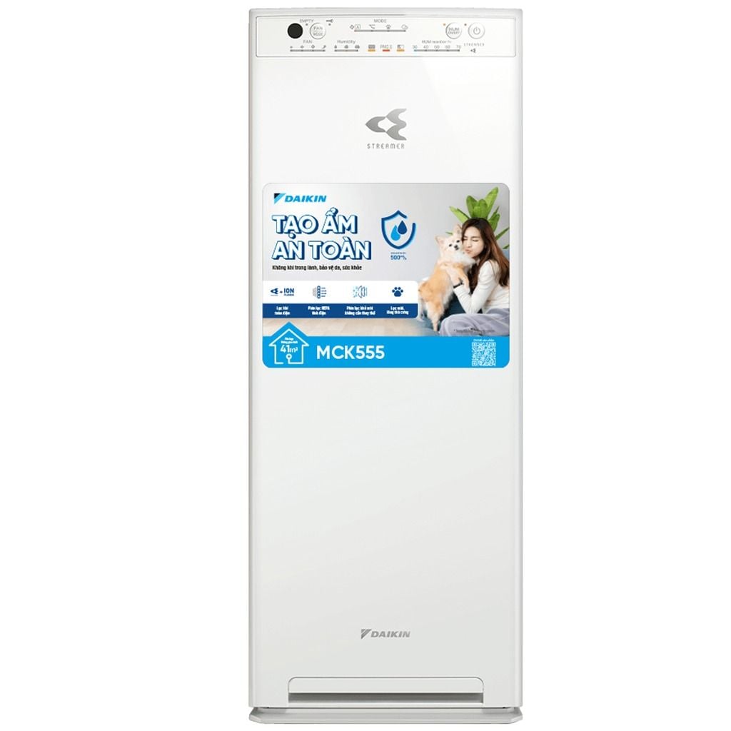 Máy lọc không khí tạo ẩm Daikin MCK555AVMV-W
