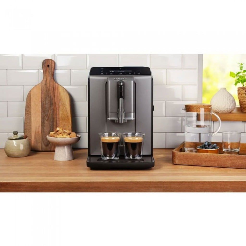 Máy pha cà phê tự động Bosch TIE20504 áp suất 15 bar bình nước 1.4L