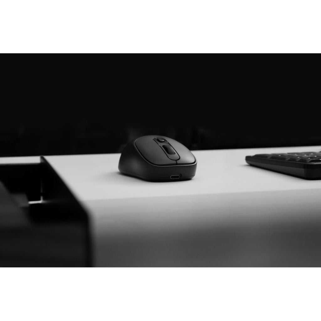 Chuột Không Dây HyperWork Silentium Mini HPW-MS01M (Đen/Trắng)