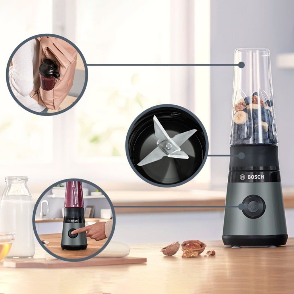 Máy xay sinh tố mini Bosch MMB2111S 450W cối 600ml