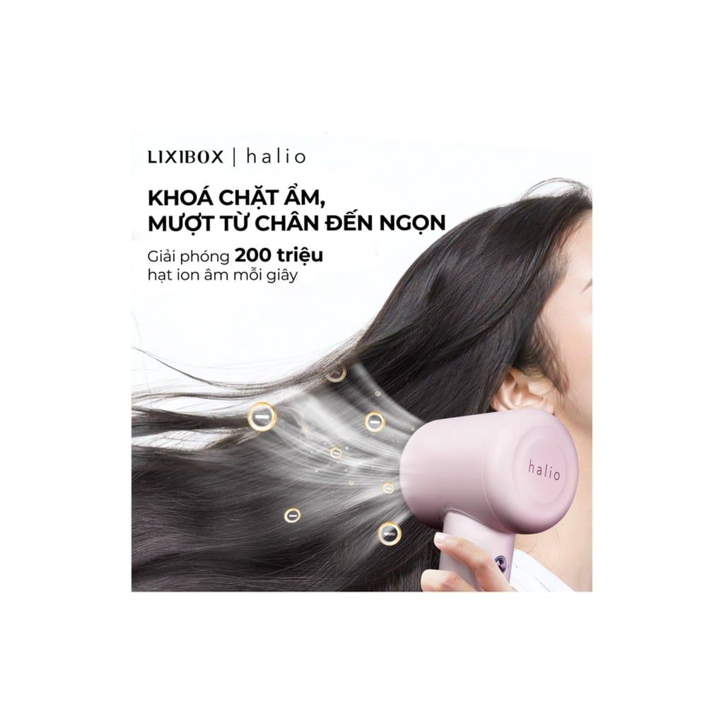 Máy sấy tóc Halio High Speed Ionic Hair Dryer