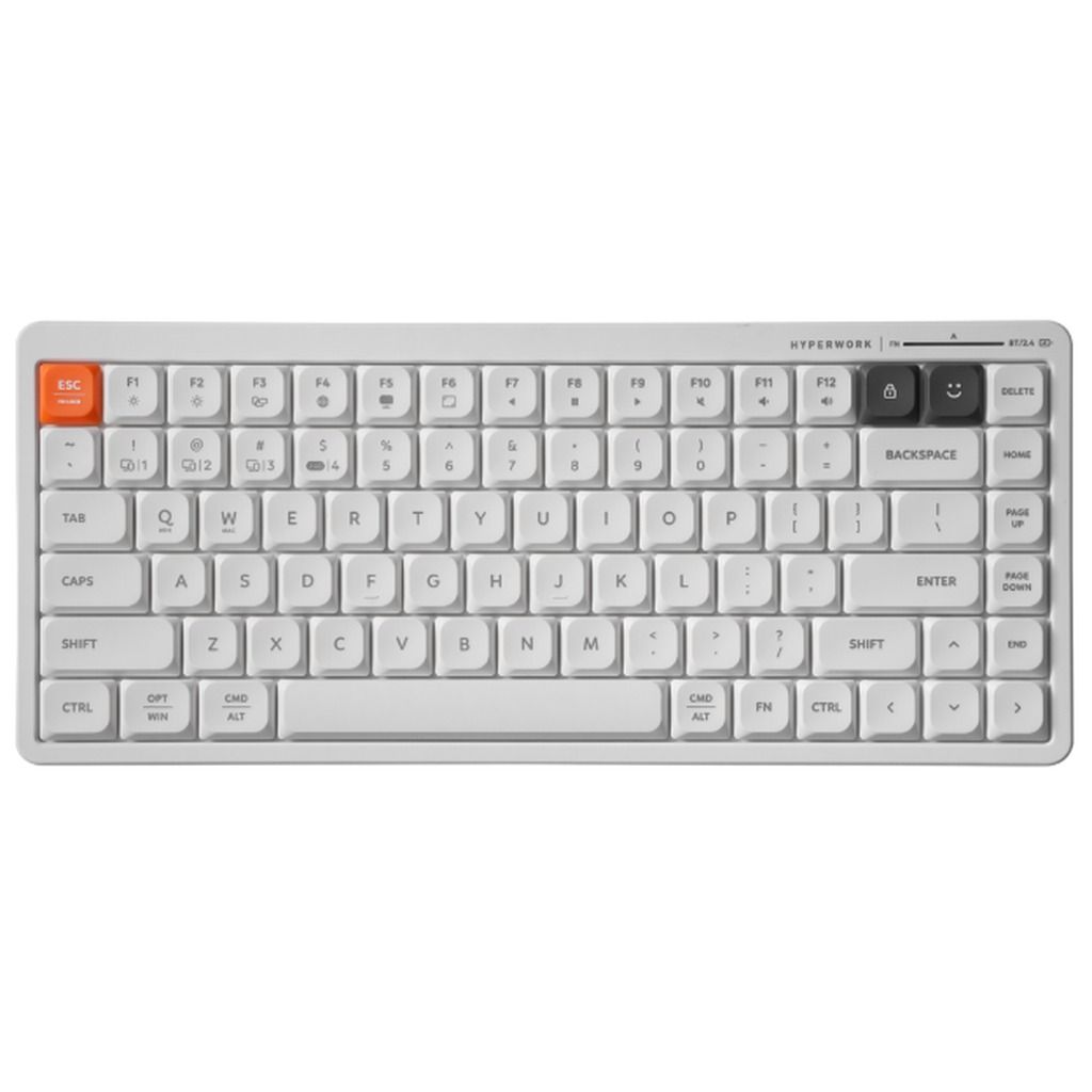 Bàn Phím Không Dây HyperWork SilentKey Mini HPW-TS01M (Đen/Trắng/Xanh)