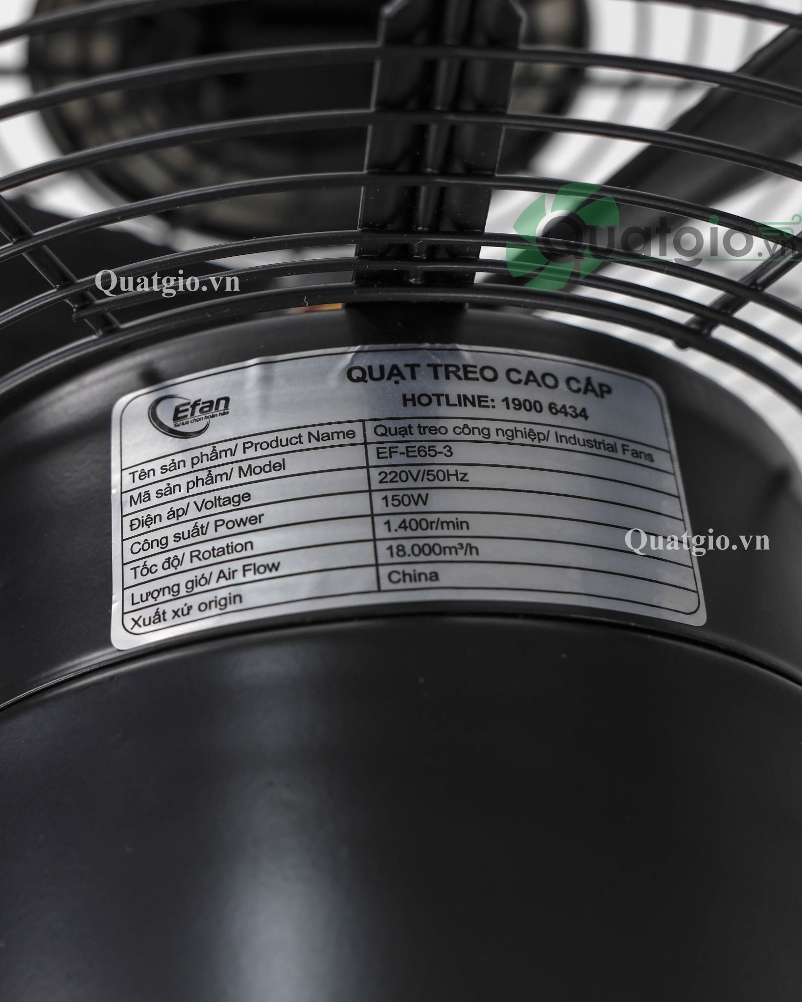 Quạt treo công nghiệp Efan EF-E65-3 - 150W