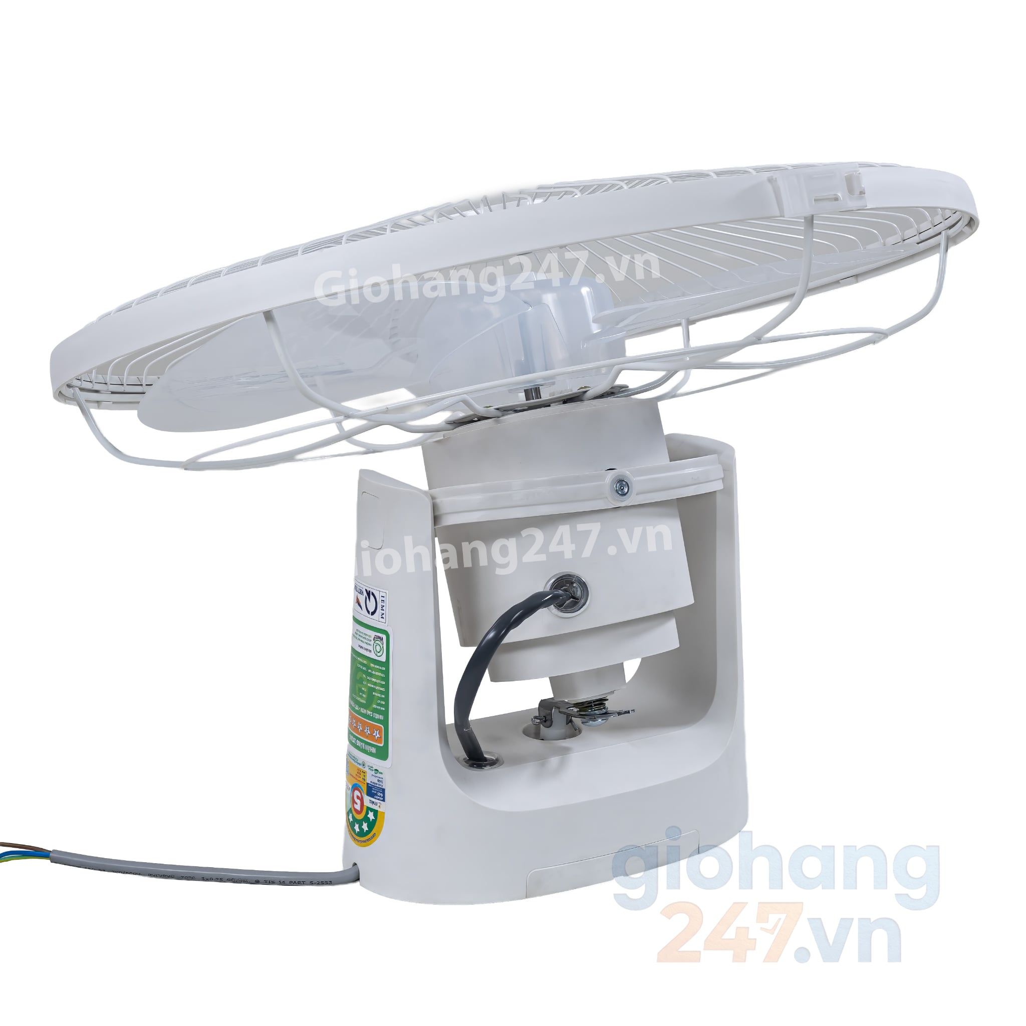 [Hỏa tốc] Quạt Thái Lan đảo trần Hatari C16R1 47W - Remote