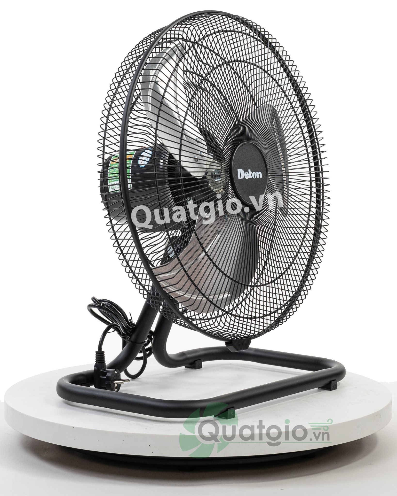 Quạt sàn công nghiệp Deton CF-45G - 75W ( Sơn đen / Xi mạ )
