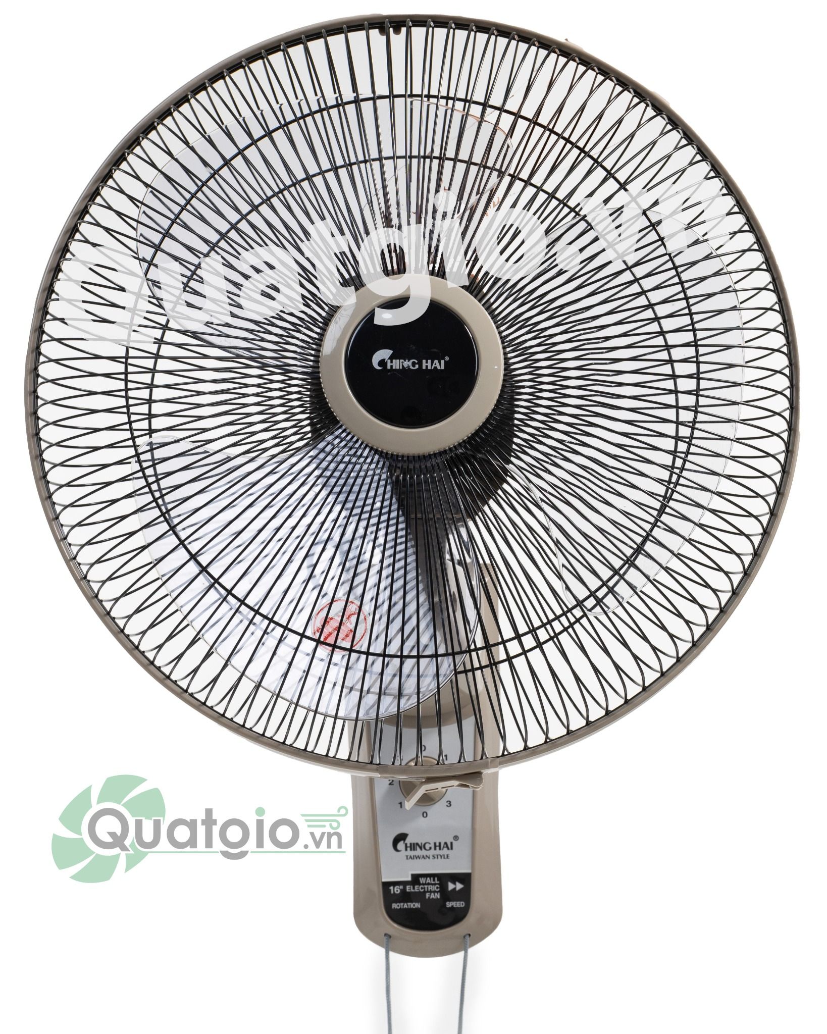 QUẠT TREO TƯỜNG CHING HAI W615B2 - 2 dây giựt