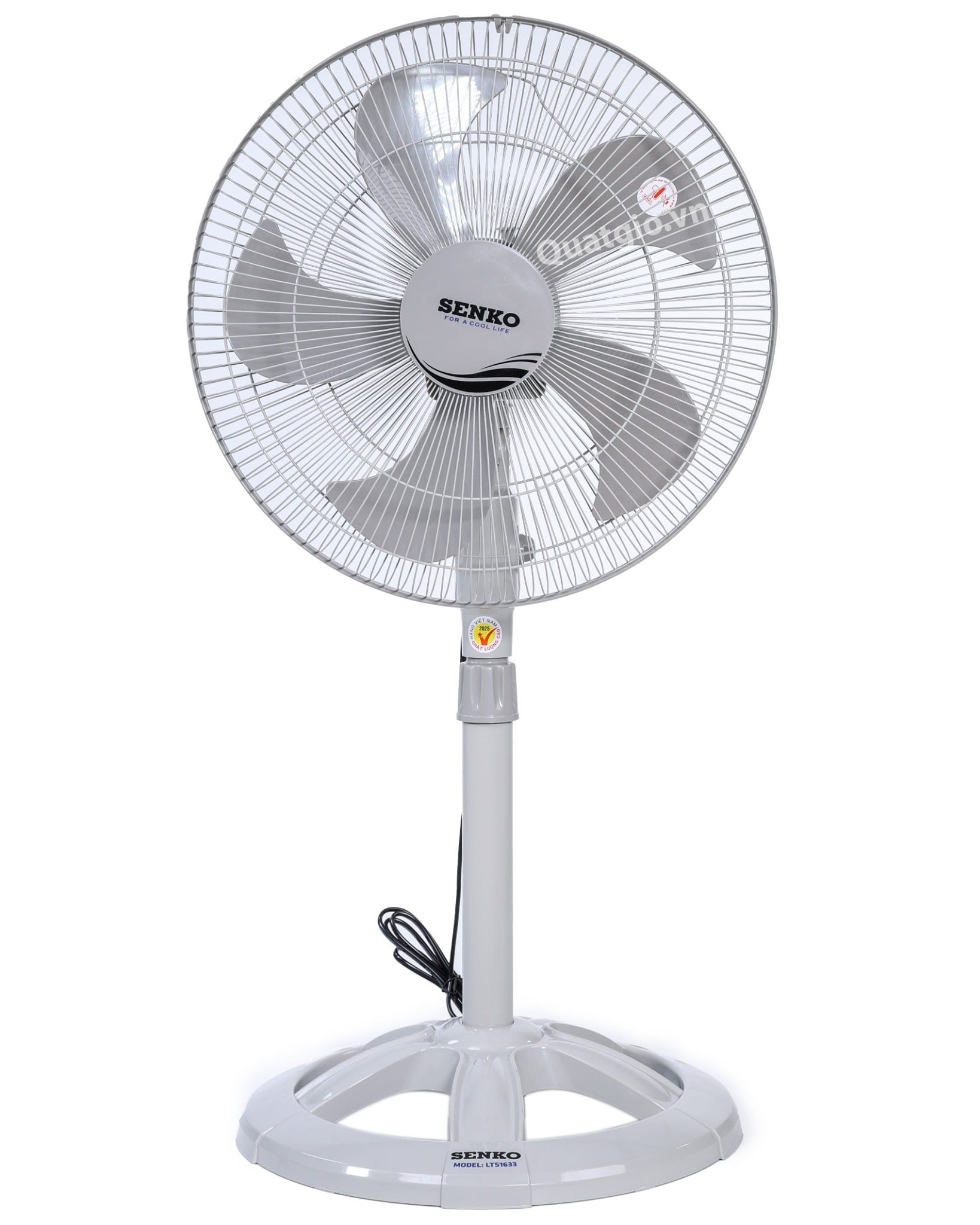 [ New 2026 ] Quạt lửng Senko LTS1633 - 60W - (Đen cam/Kem nâu)