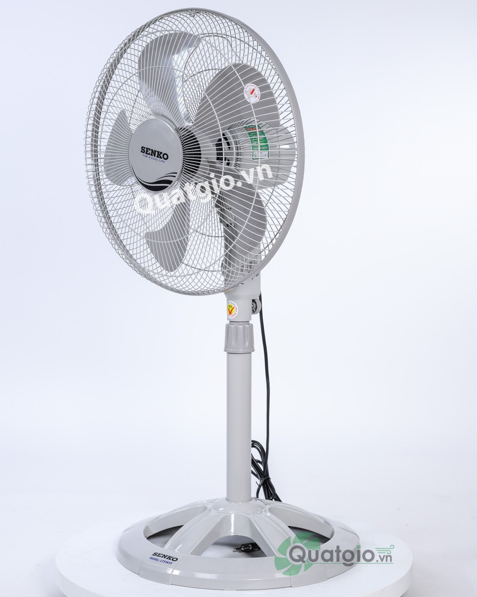 [ New 2026 ] Quạt lửng Senko LTS1633 - 60W - (Đen cam/Kem nâu)