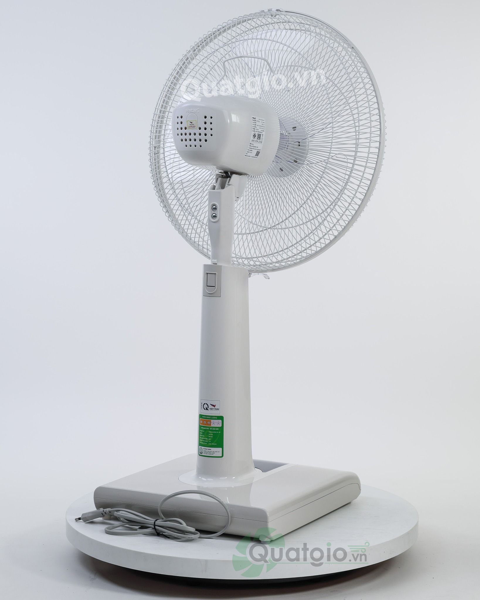 [Hỏa tốc] Quạt Thái Lan lửng Hatari HT-S16R2 52w - Remote