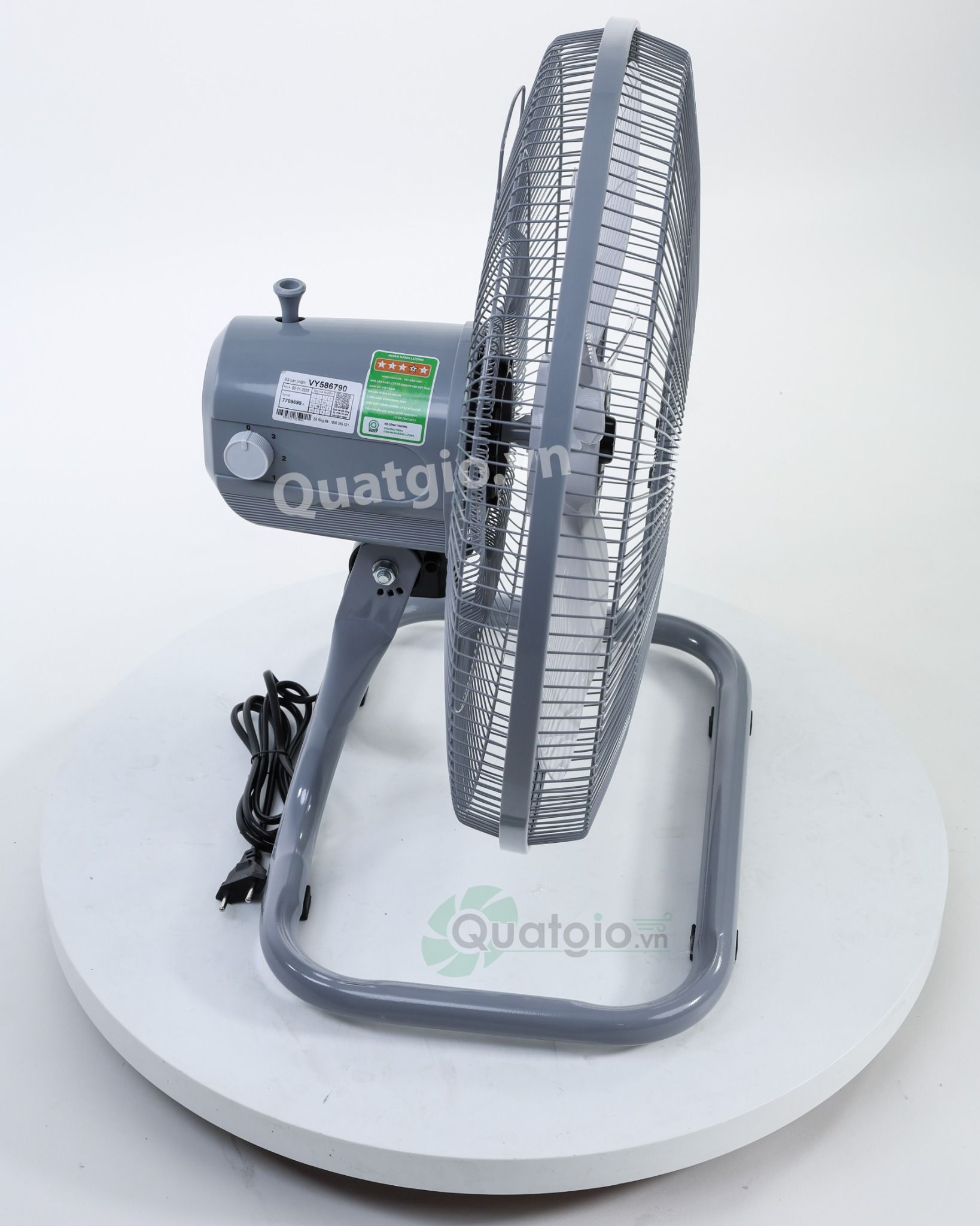 Quạt sàn Bán Công Nghiệp Asia VY586790 - Xám - 45cm - 80W