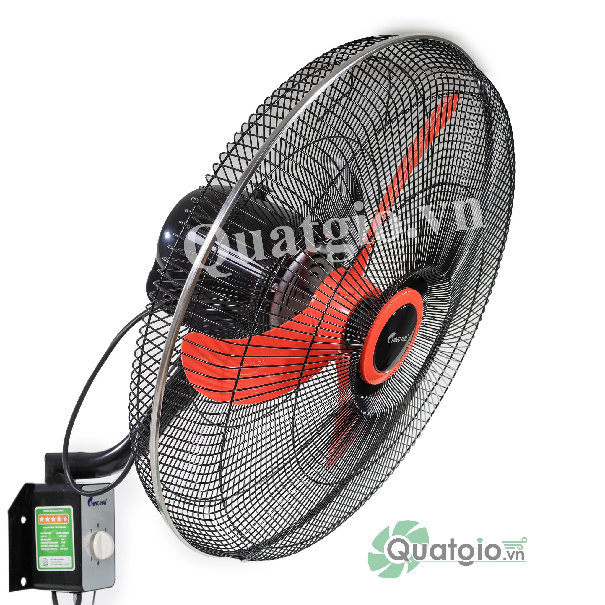 Quạt treo công nghiệp ChingHai W20 105W - Dây giật