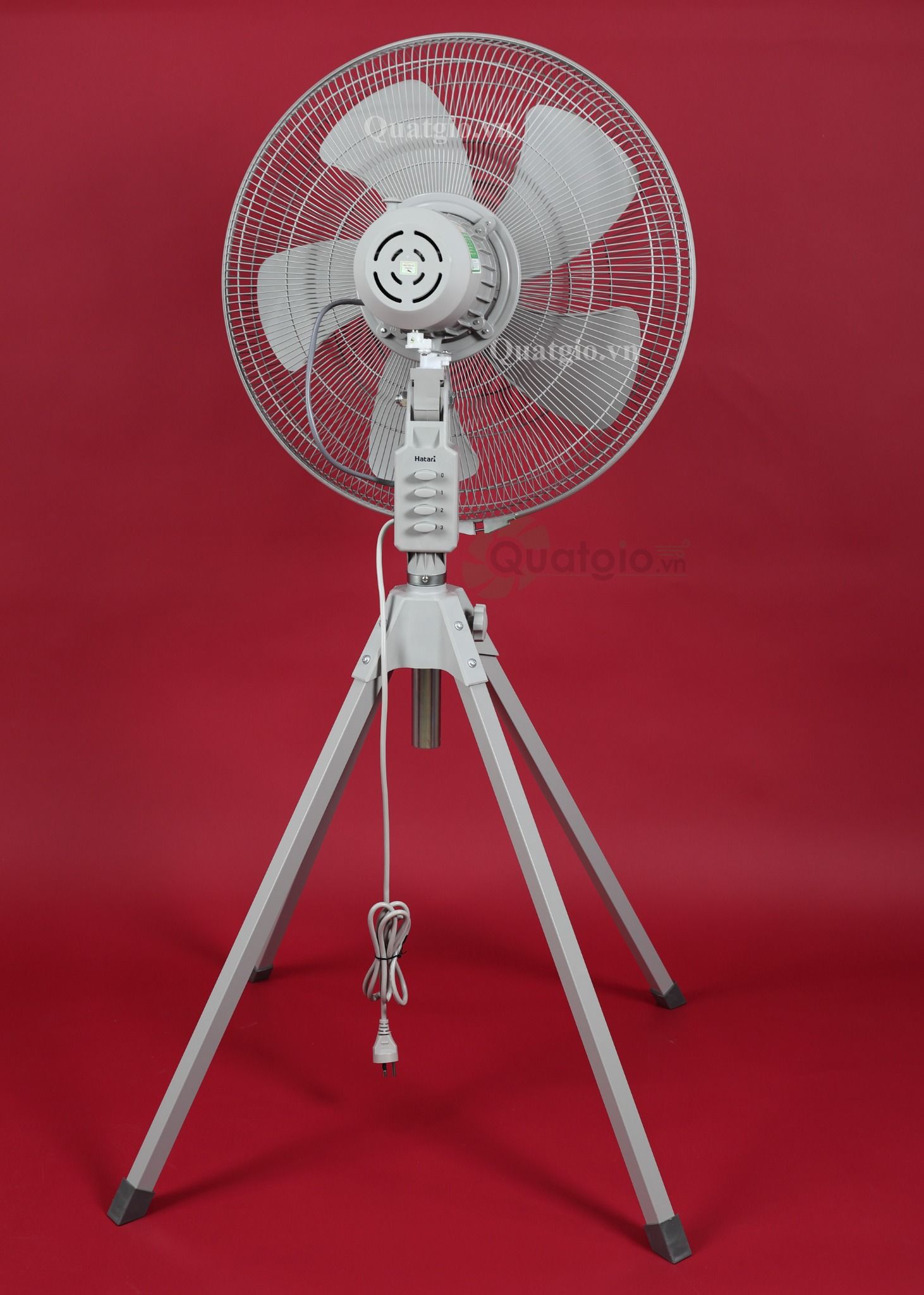 [Hỏa tốc] Quạt Thái Lan đứng công nghiệp Hatari IQ22M1 - 197w - Sải cánh 55.8cm - Nút nhấn