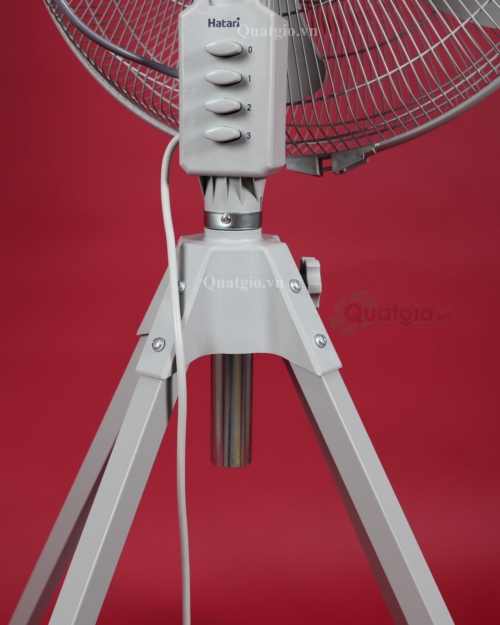 [Hỏa tốc] Quạt Thái Lan đứng công nghiệp Hatari IQ22M1 - 197w - Sải cánh 55.8cm - Nút nhấn