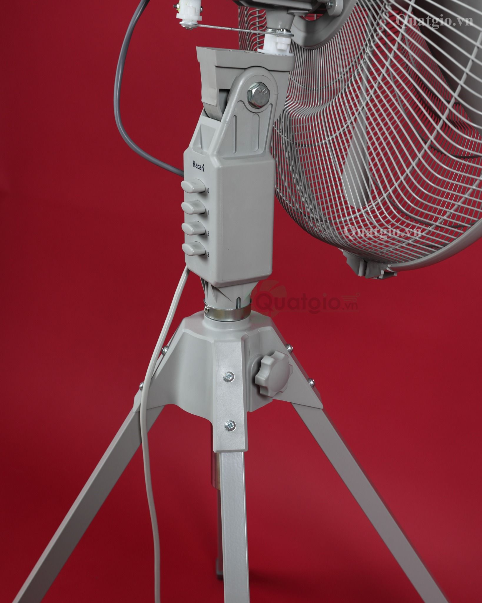 [Hỏa tốc] Quạt Thái Lan đứng công nghiệp Hatari IQ22M1 - 197w - Sải cánh 55.8cm - Nút nhấn